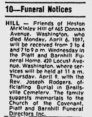 HEston McKinley Hill